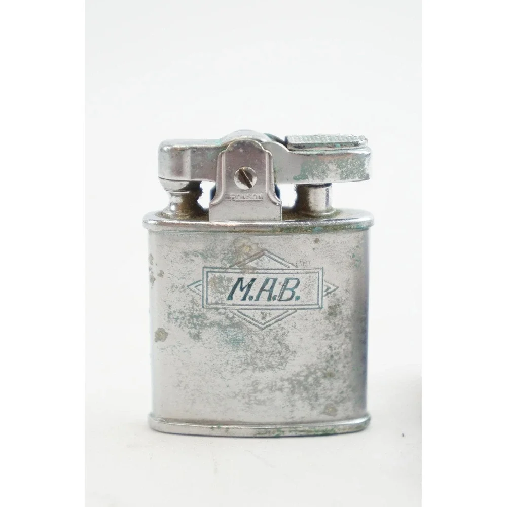Ronson Princess Lighter Silver‎ Chromium Butler Monogrammed Fair